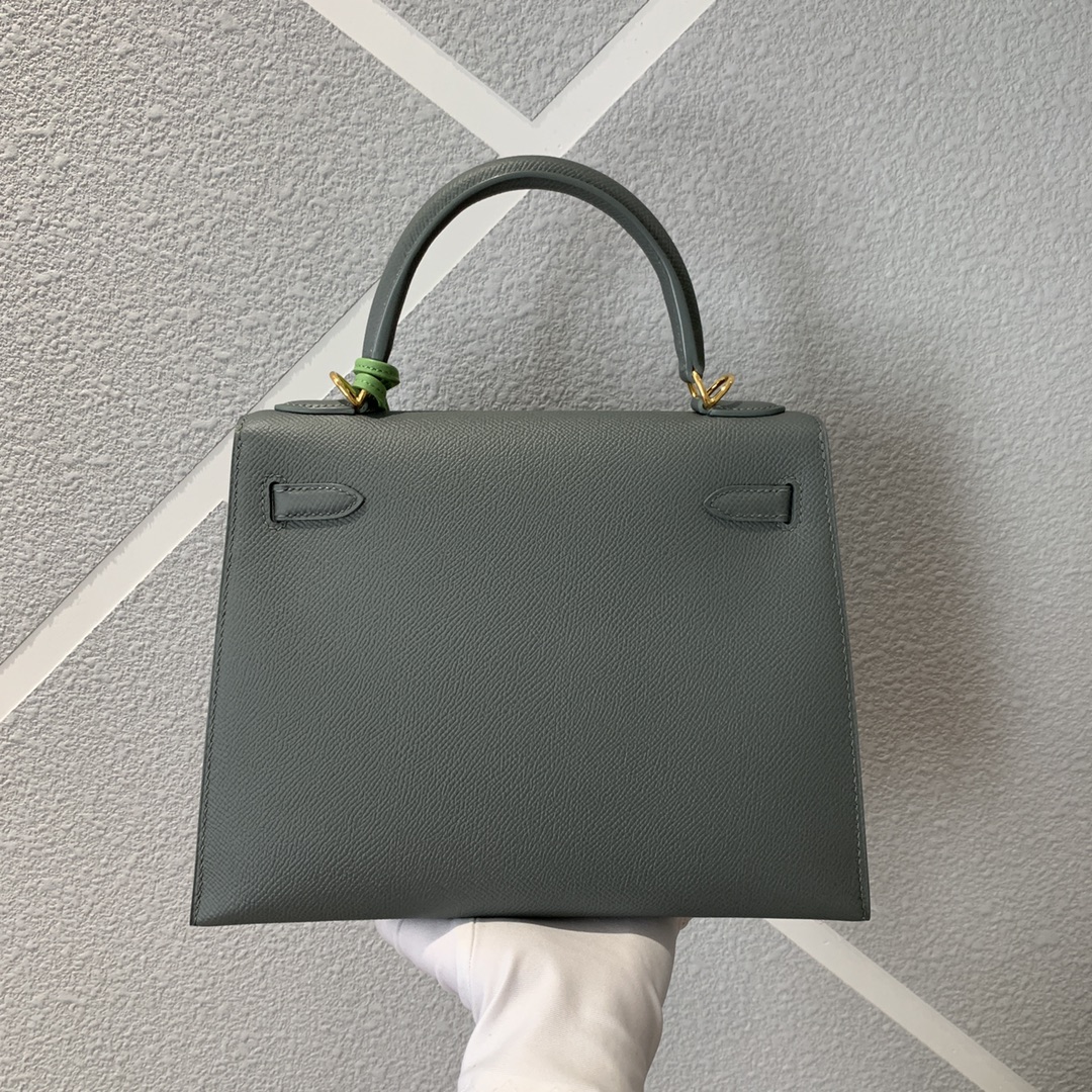 에르메스 켈리백25 그린 금장 앱송